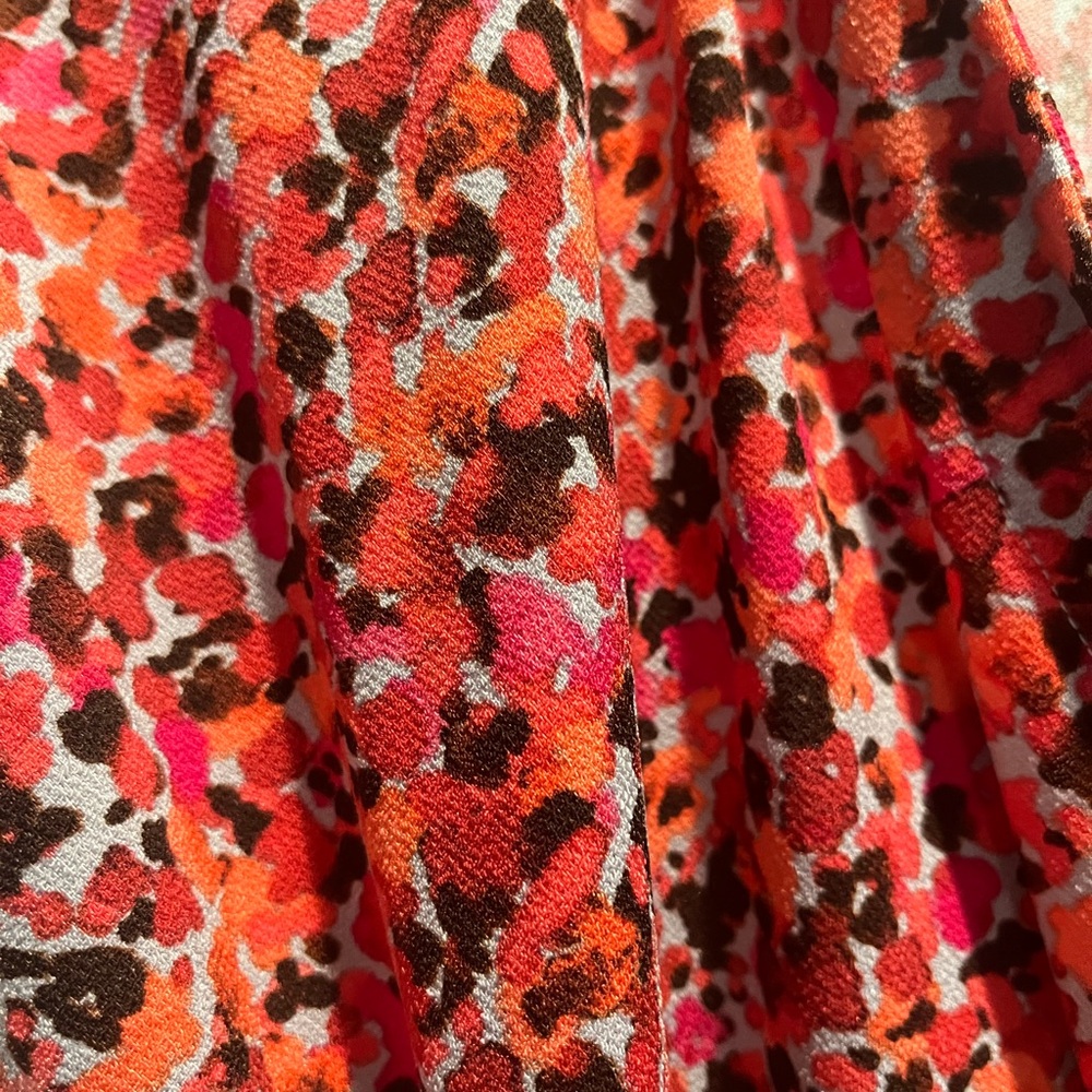 Nine West Red and Black Wrap Mini Dress - Picture 3 of 3
